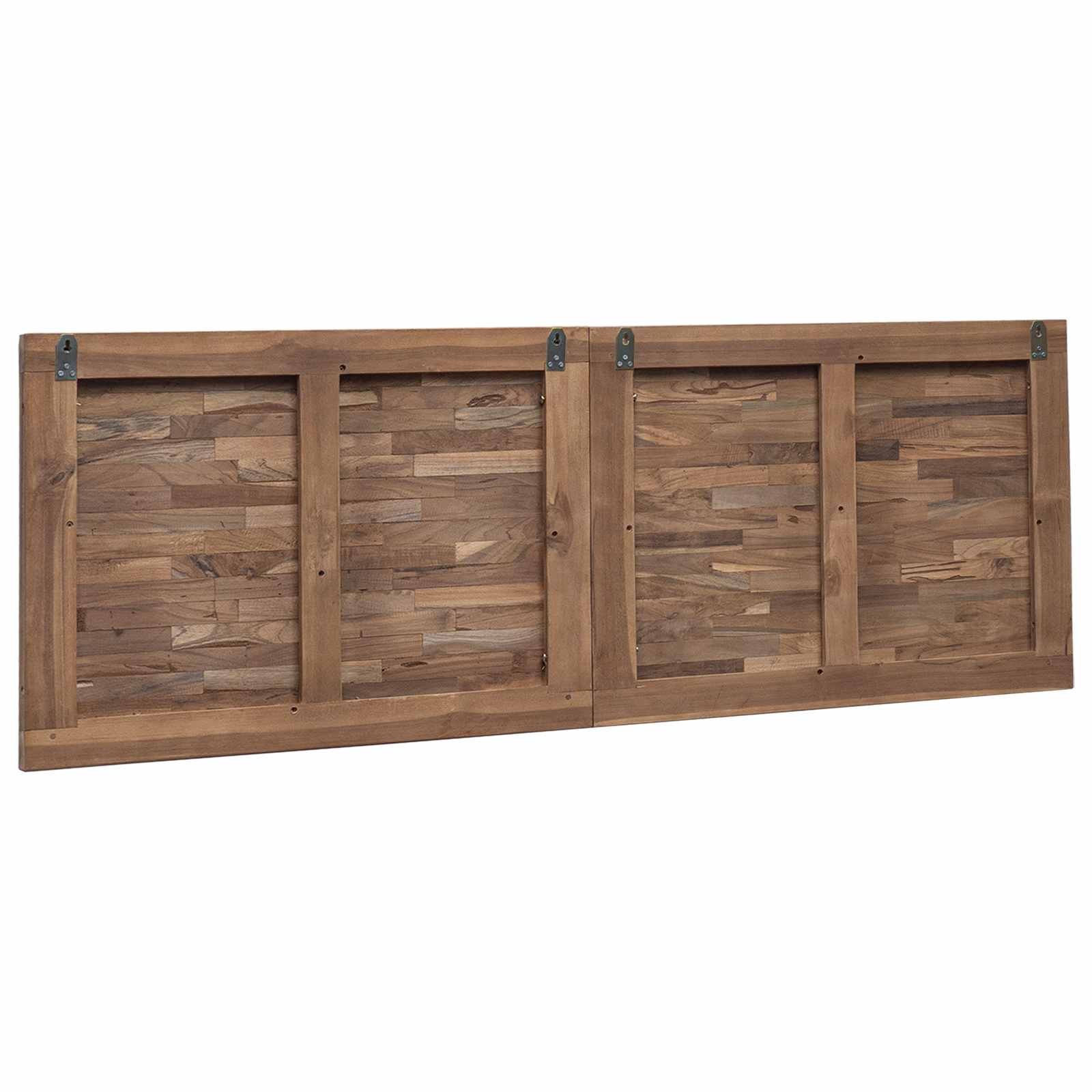 Tête de lit Montage mural Naturel 140 cm Bois de teck massif - XIOS