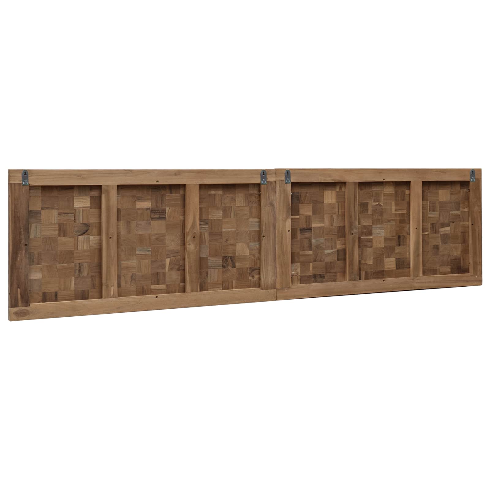 Tête de lit Montage mural Naturel 180 cm Bois de teck massif - XIOS