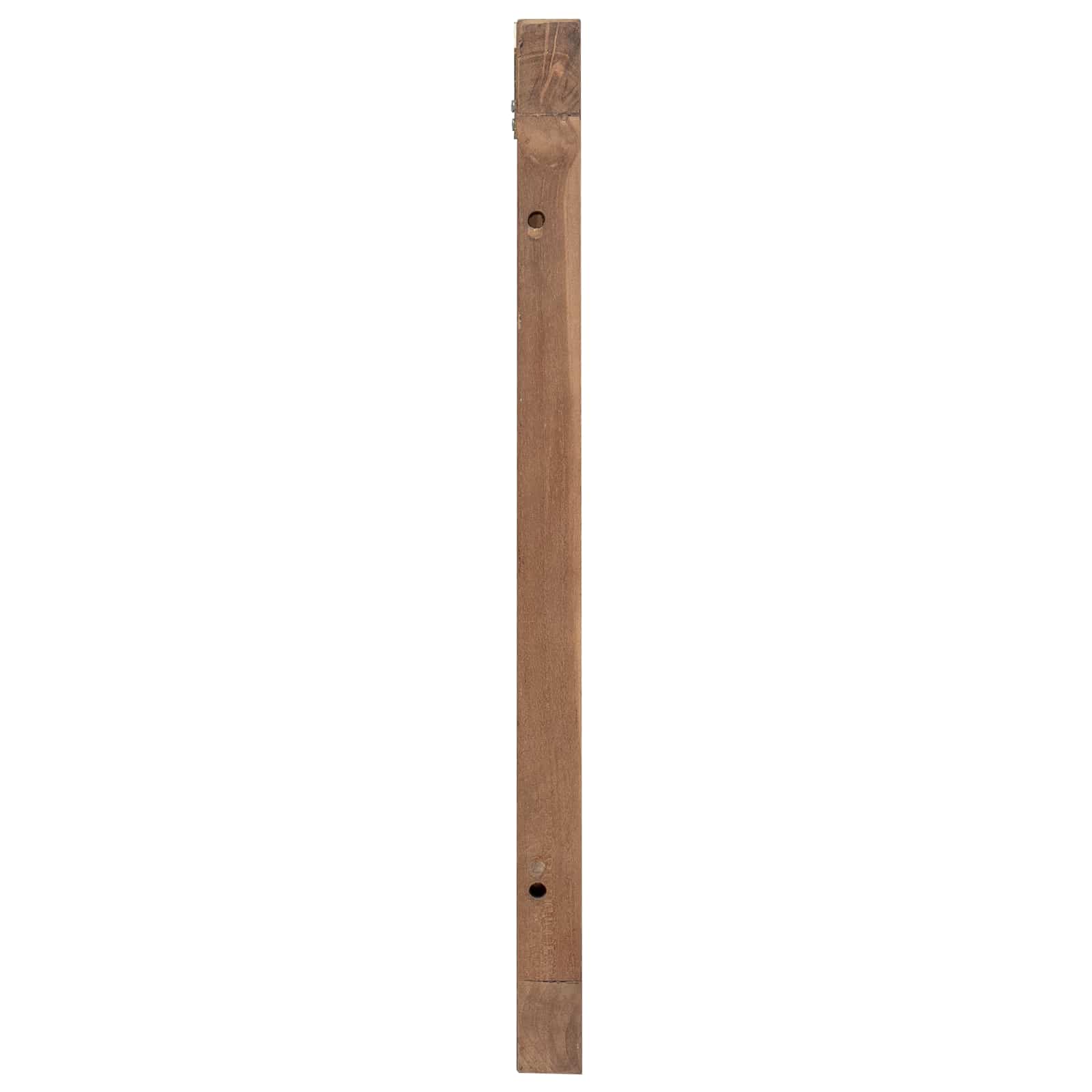 Tête de lit Montage mural Naturel 120 cm Bois de teck massif - XIOS