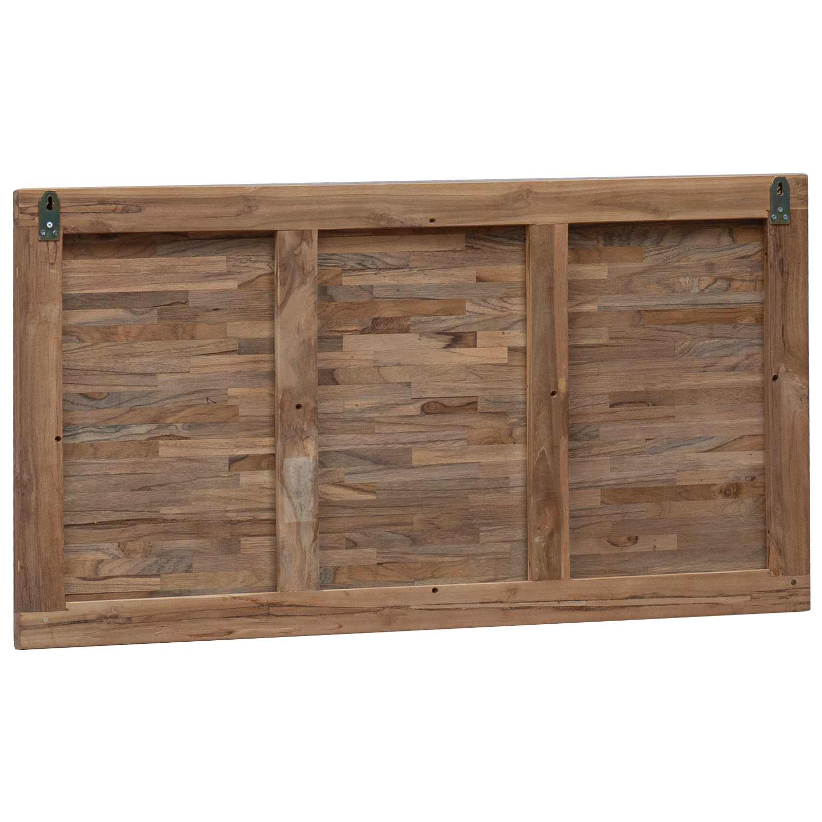 Tête de lit Montage mural Naturel 100 cm Bois de teck massif - XIOS