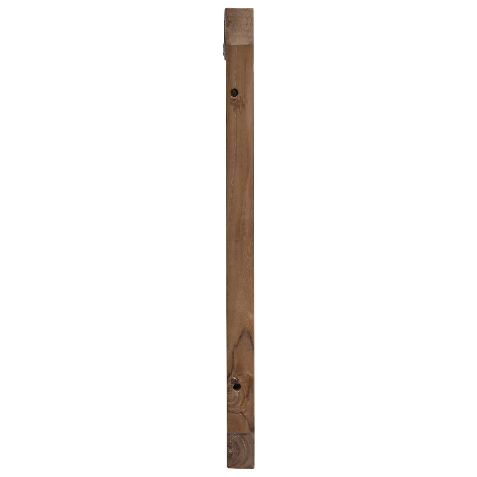 Tête de lit Montage mural Naturel 140 cm Bois de teck massif - XIOS