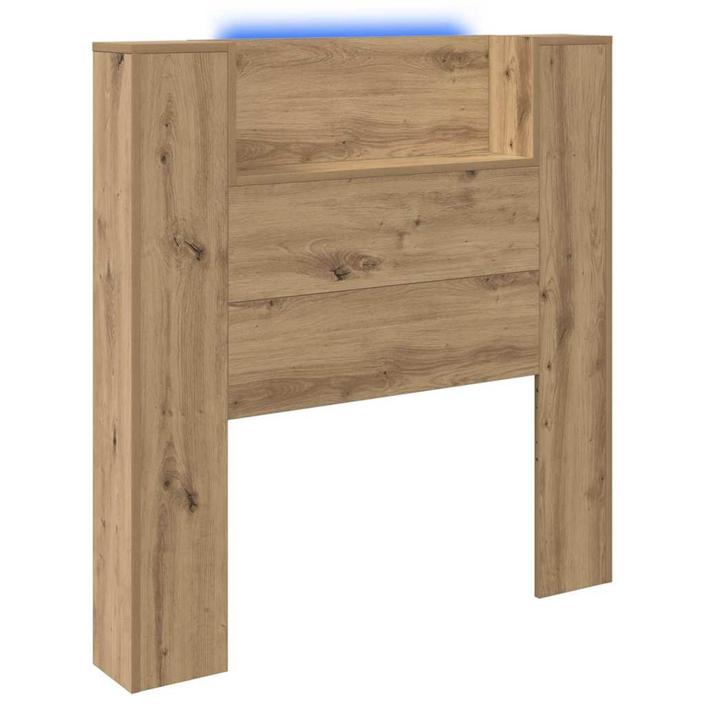 Tête de lit avec étagère Chêne artisanal 100 x 15 x 103,5 cm - XIOS