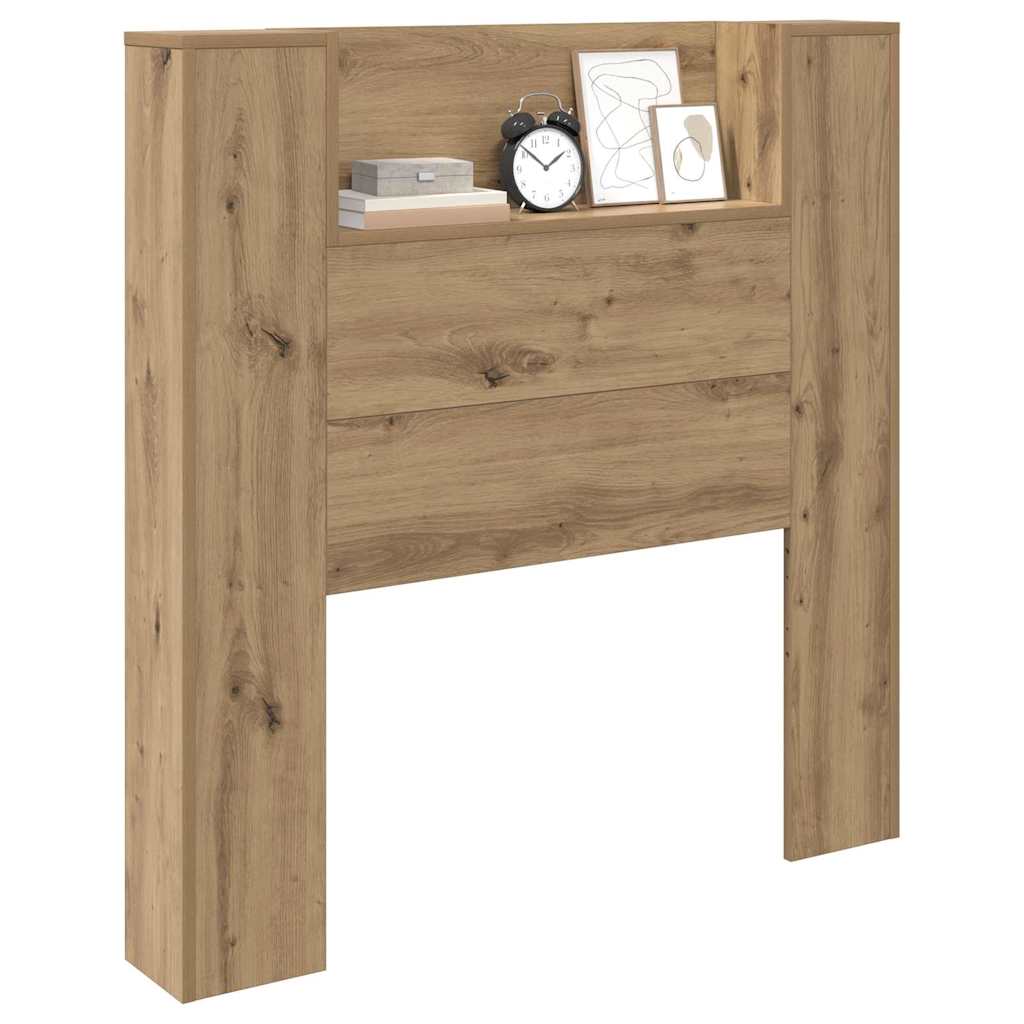 Tête de lit avec étagère Chêne artisanal 100 x 15 x 103,5 cm - XIOS