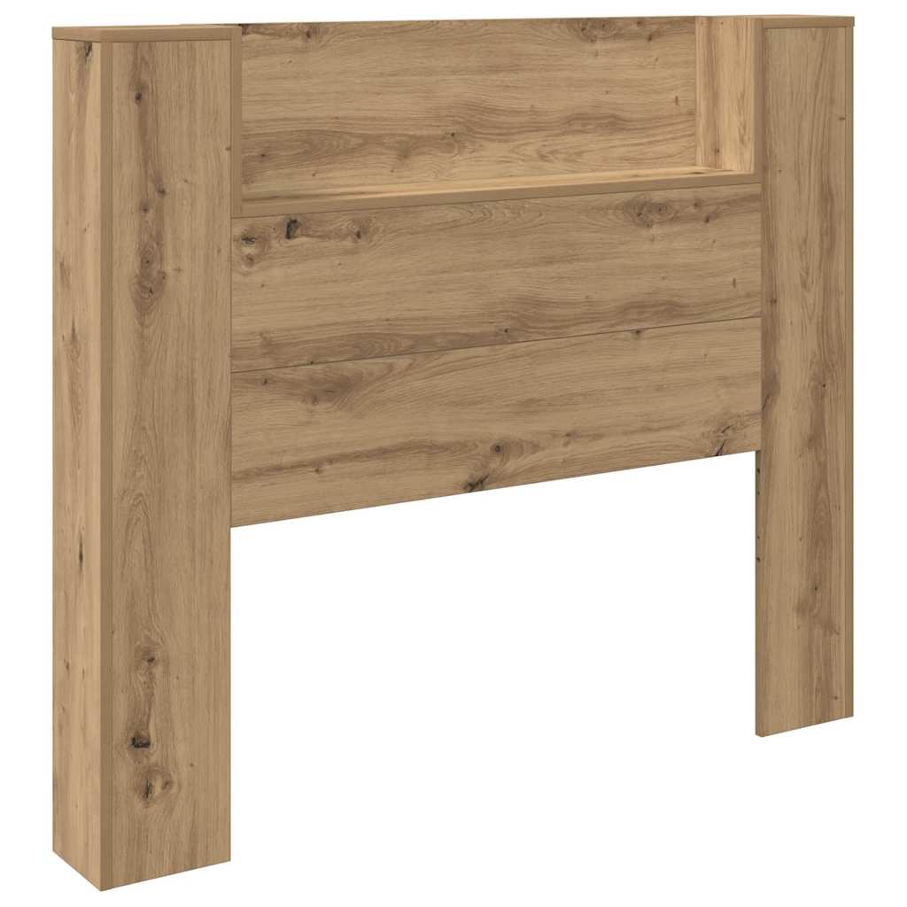 Tête de lit avec étagère Chêne artisanal 120 x 15 x 103,5 cm - XIOS