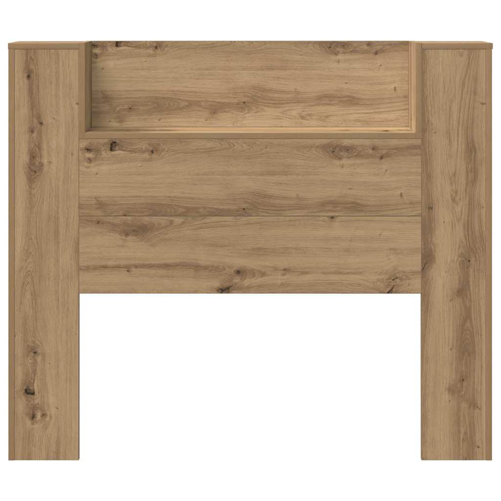Tête de lit avec étagère Chêne artisanal 120 x 15 x 103,5 cm - XIOS