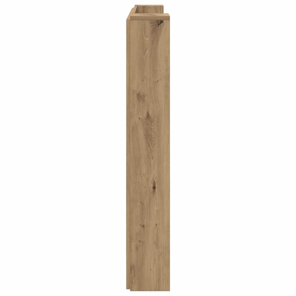Tête de lit avec étagère Chêne artisanal 120 x 15 x 103,5 cm - XIOS