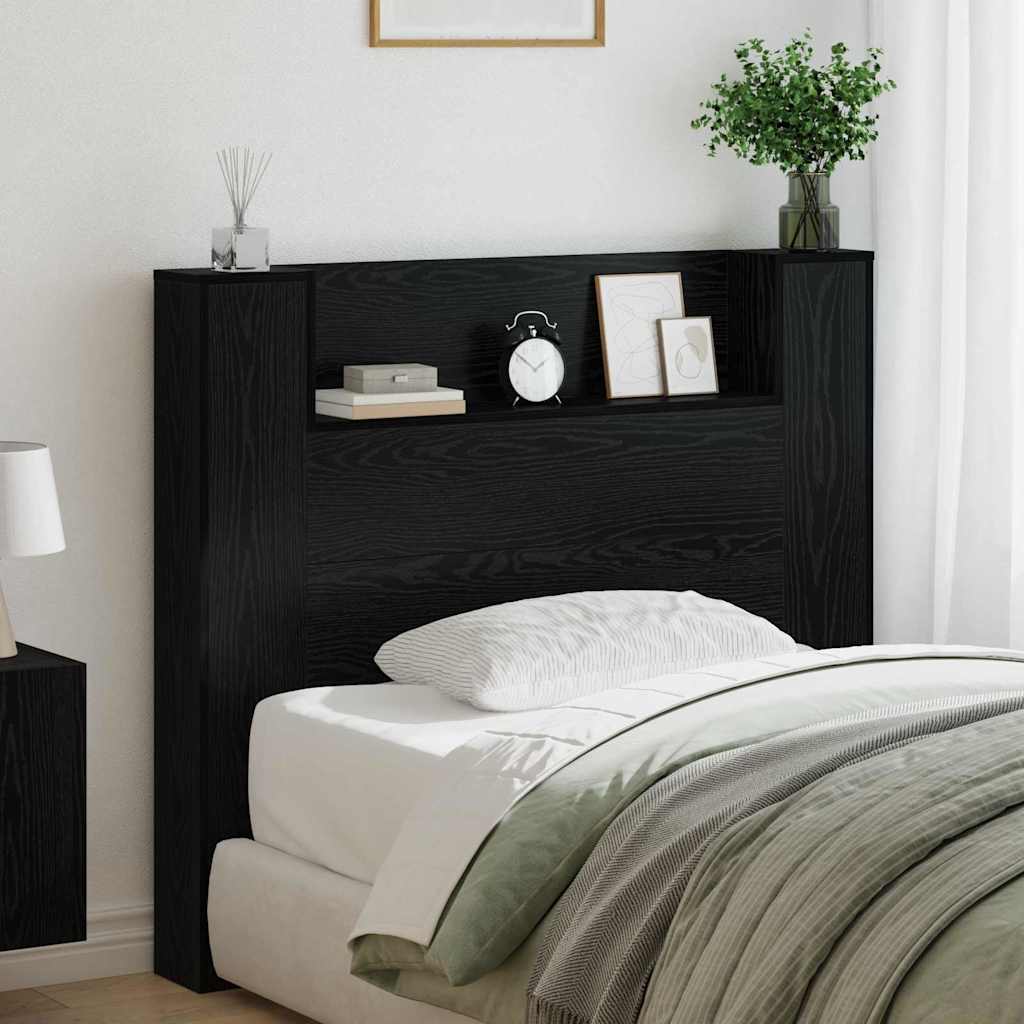 Tête de lit Chêne noir 120 x 15 x 103,5 cm Bois d'ingénierie - XIOS