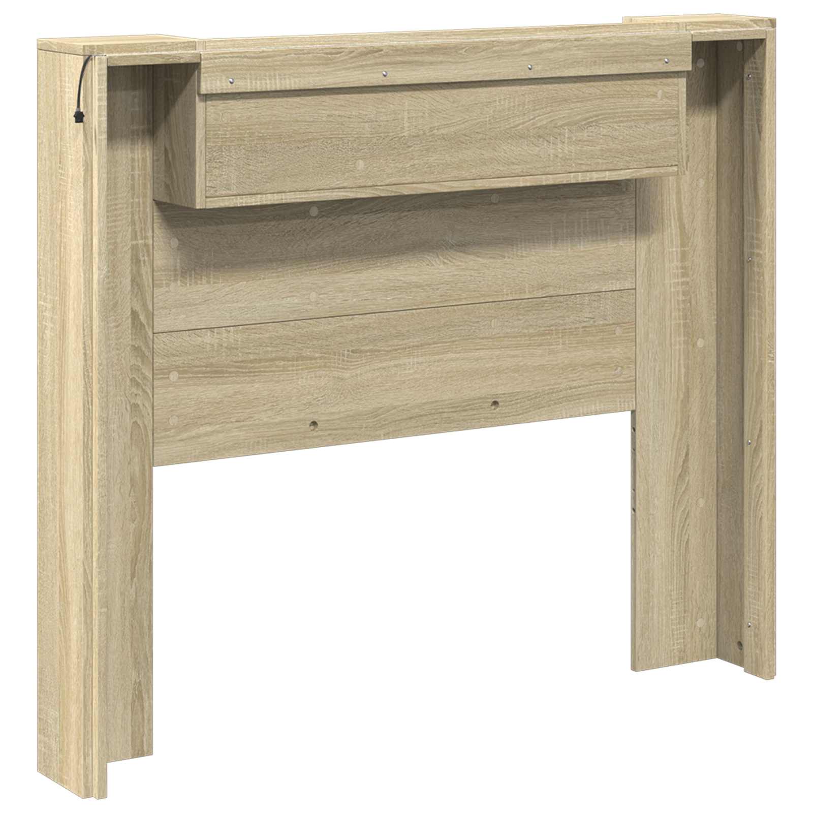Tête de lit avec étagère Chêne Sonoma 120 x 16,5 x 103,5 cm - XIOS