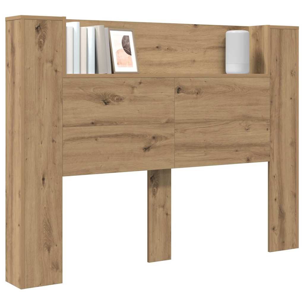 Tête de lit avec étagère Chêne artisanal 140 x 17 x 104,5 cm - XIOS