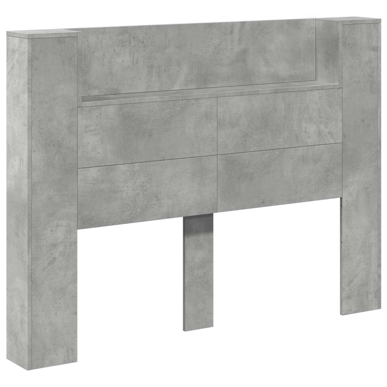 Tête de lit Gris béton 140 x 16,5 x 103,5 cm Bois d'ingénierie - XIOS