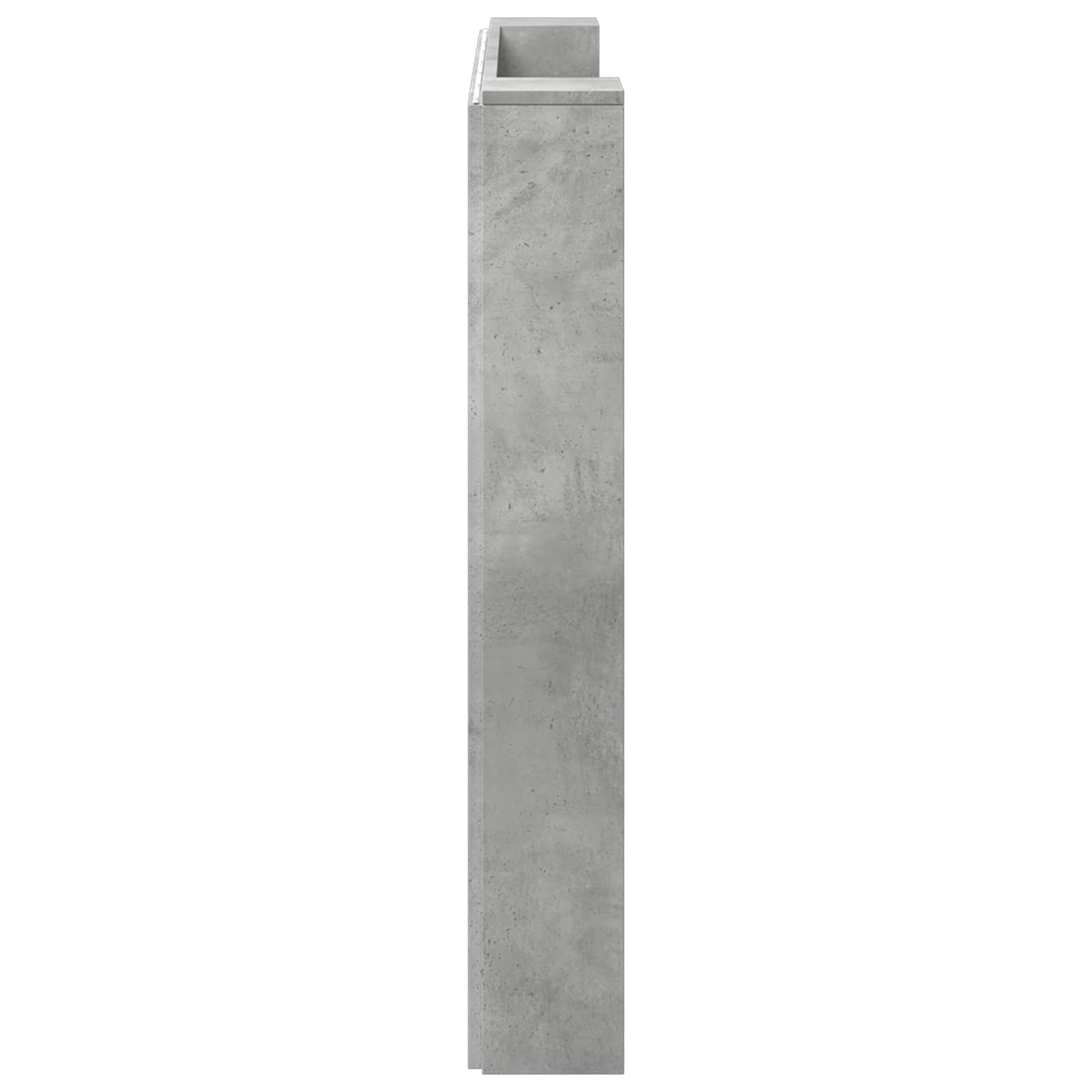 Tête de lit Gris béton 140 x 16,5 x 103,5 cm Bois d'ingénierie - XIOS