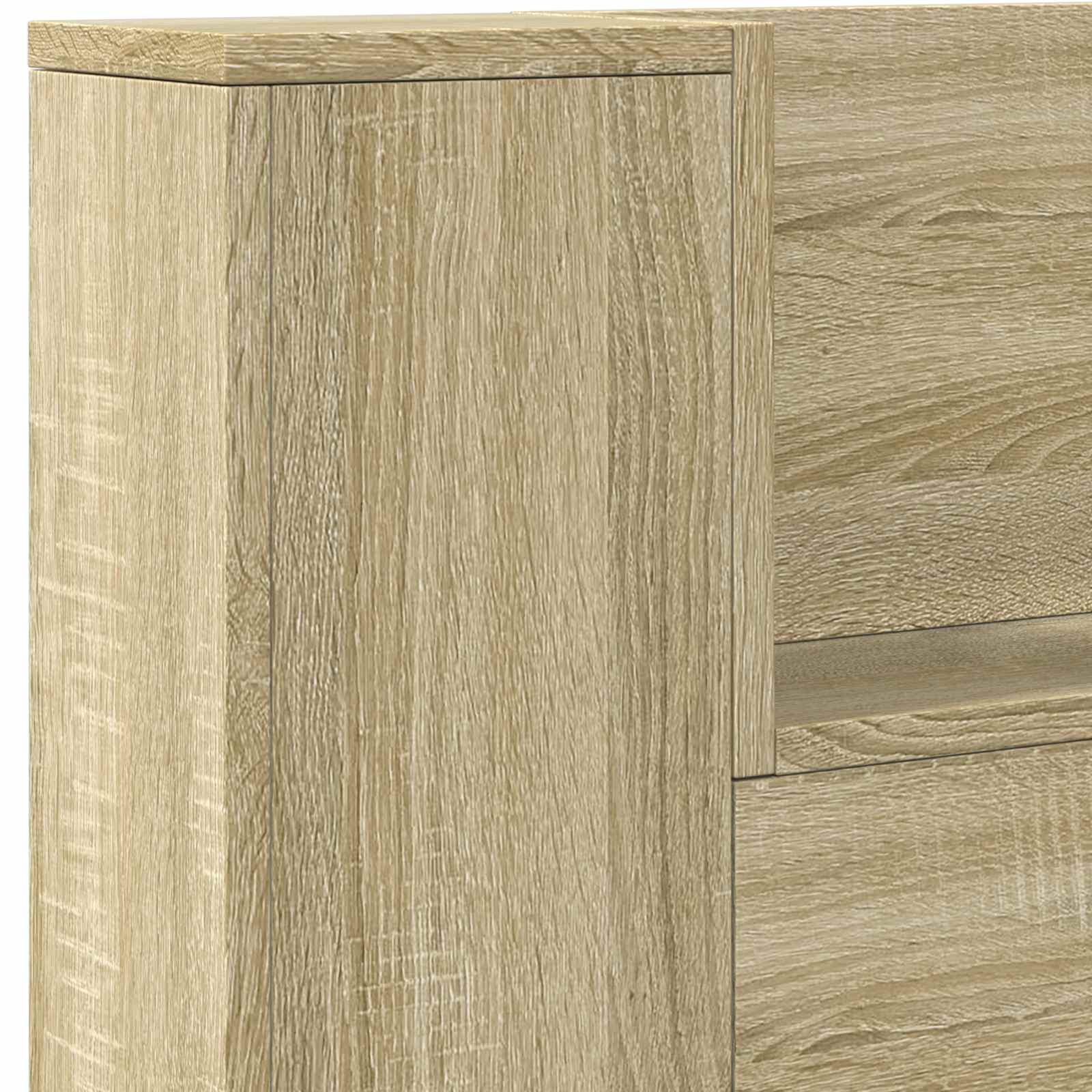 Tête de lit avec étagère Chêne Sonoma 160 x 16,5 x 103,5 cm - XIOS