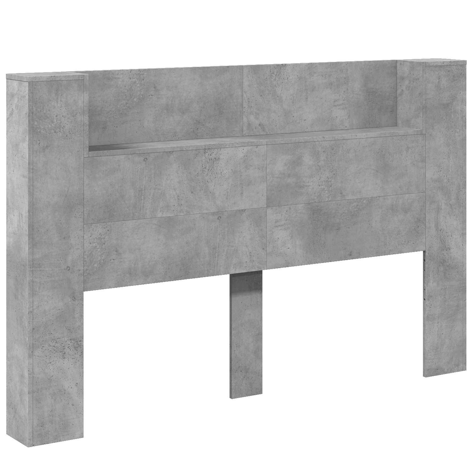 Tête de lit Gris béton 160 x 16,5 x 103,5 cm Bois d'ingénierie - XIOS