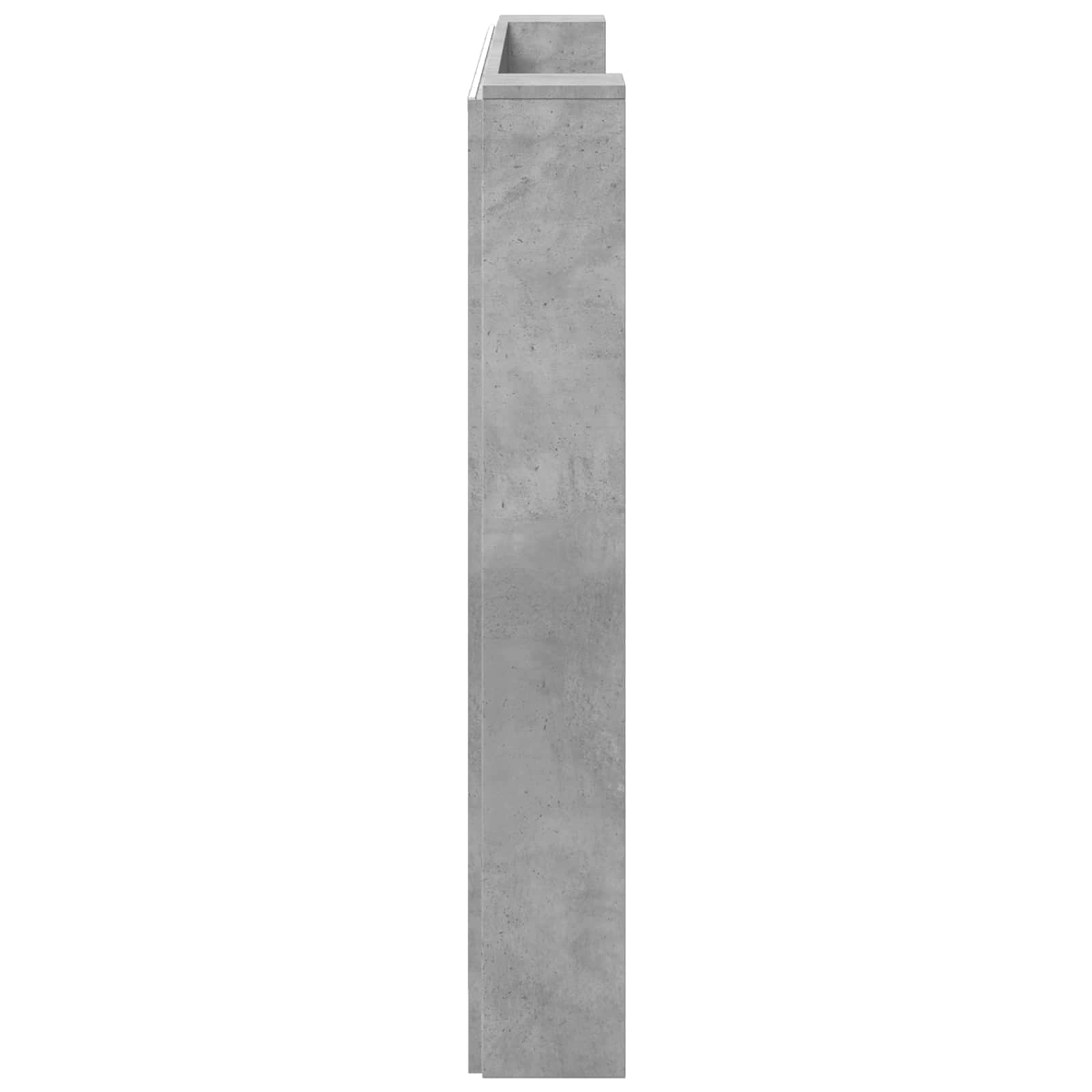 Tête de lit Gris béton 160 x 16,5 x 103,5 cm Bois d'ingénierie - XIOS