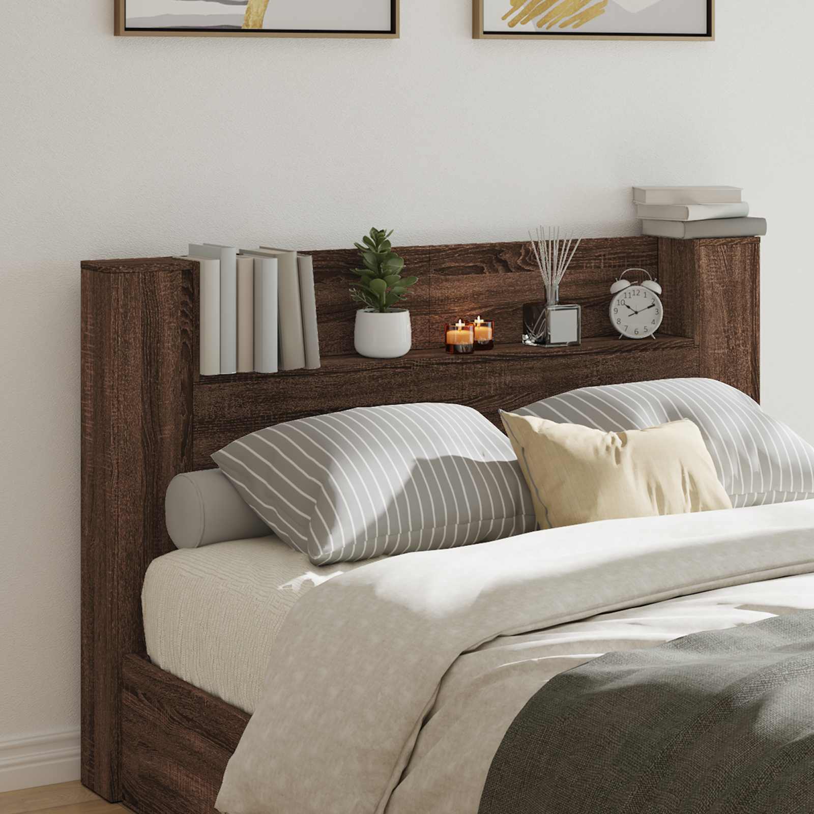 Tête de lit Chêne brun 160 x 16,5 x 103,5 cm Bois d'ingénierie - XIOS