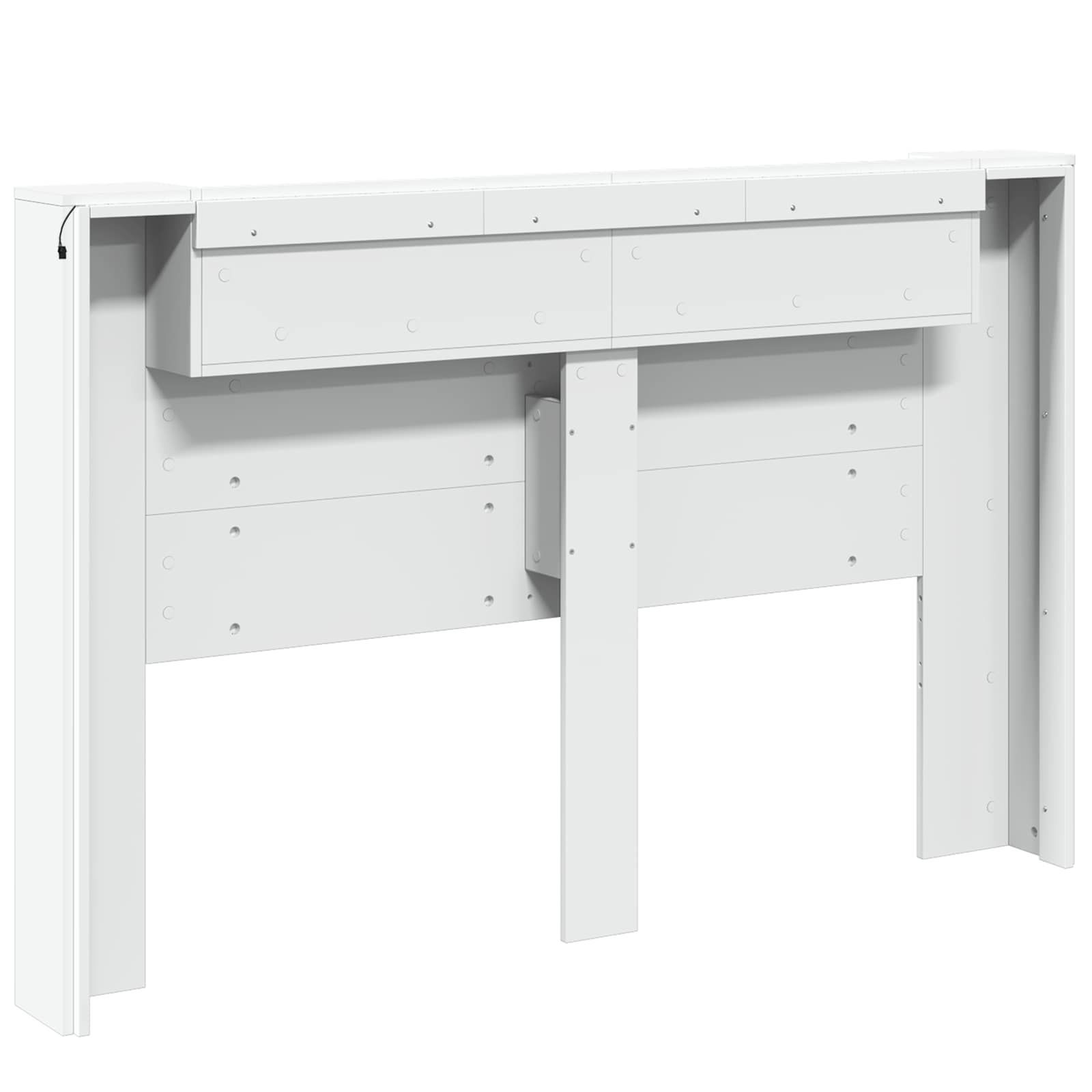 Tête de lit Blanc 160 x 16,5 x 103,5 cm Bois d'ingénierie - XIOS