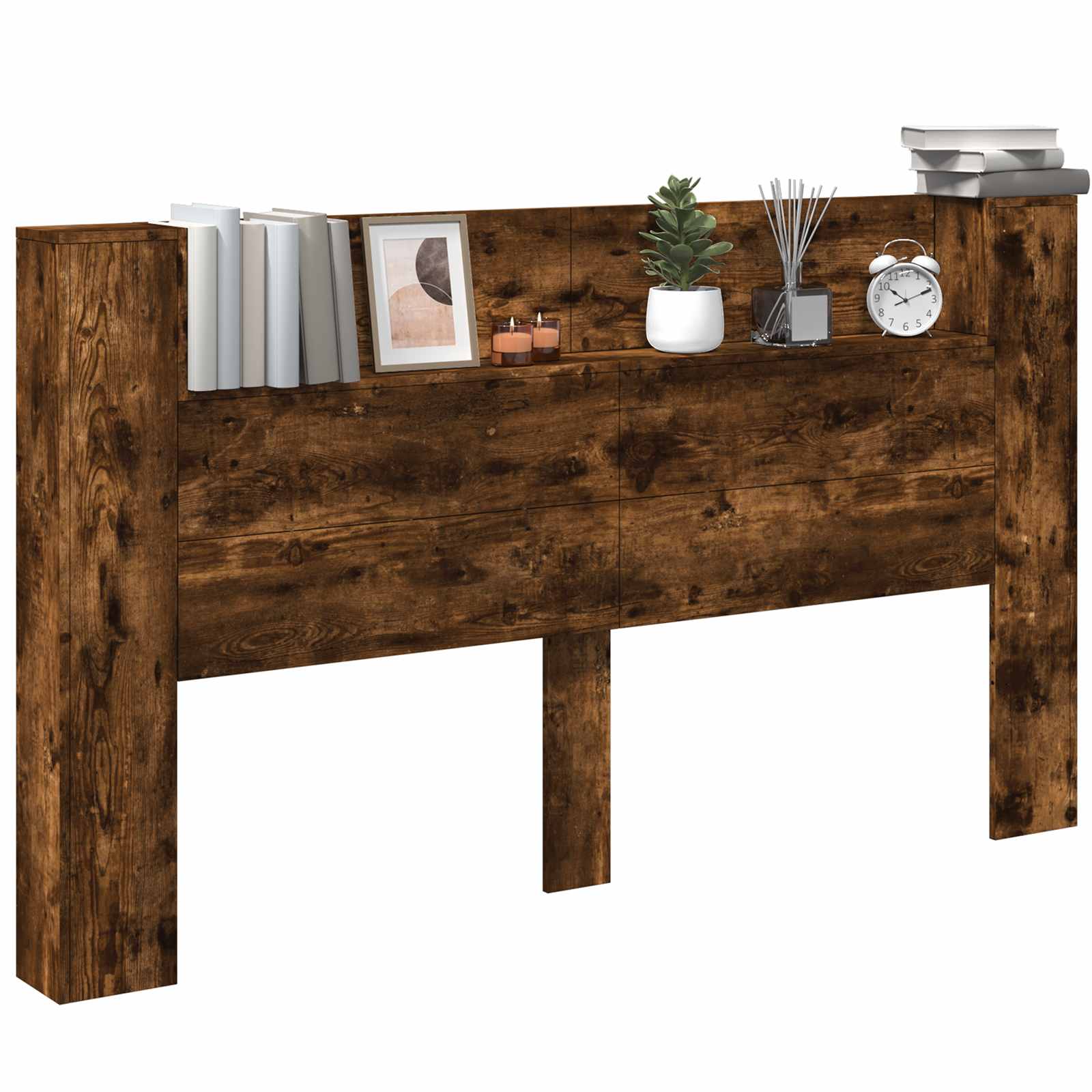Tête de lit Chêne fumé 180 x 16,5 x 103,5 cm Bois d'ingénierie - XIOS