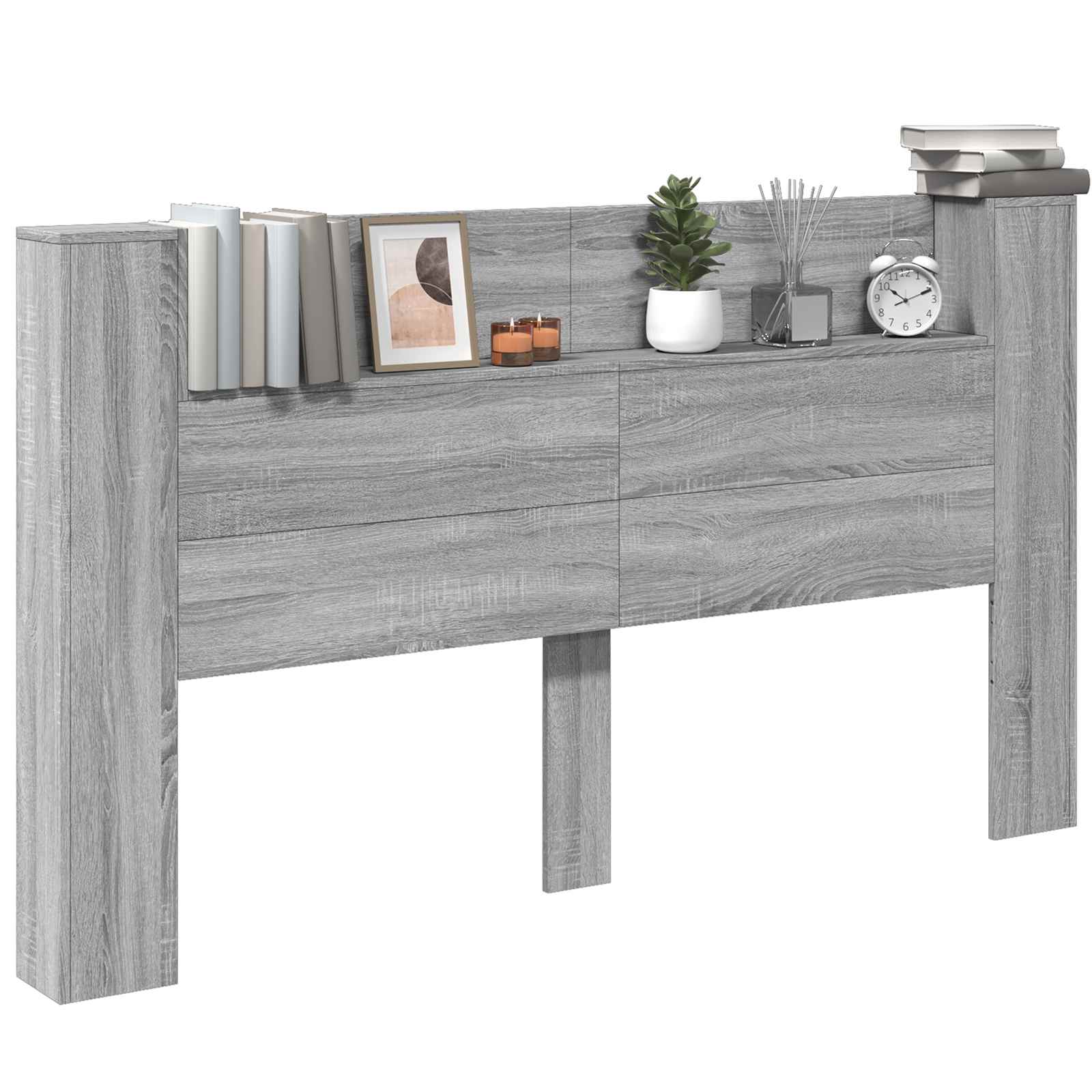 Tête de lit Gris Sonoma 180 x 16,5 x 103,5 cm Bois d'ingénierie - XIOS