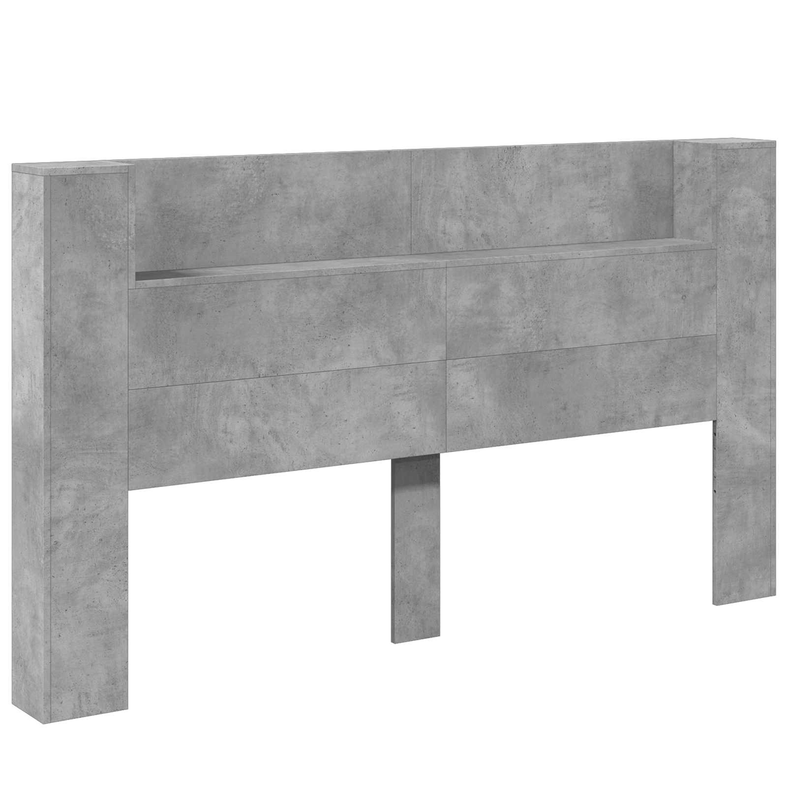 Tête de lit Gris béton 180 x 16,5 x 103,5 cm Bois d'ingénierie - XIOS