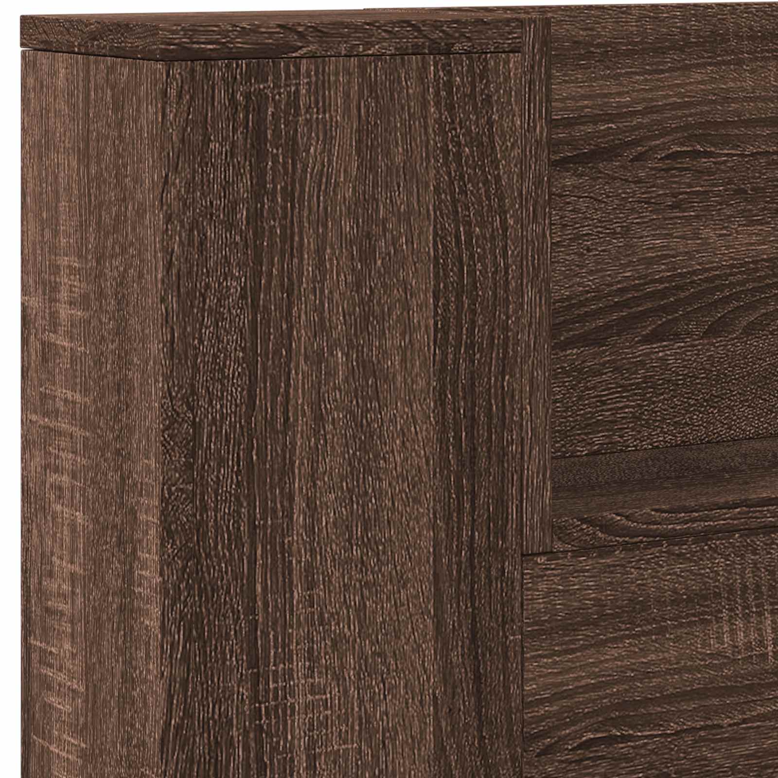 Tête de lit Chêne brun 200 x 16,5 x 103,5 cm Bois d'ingénierie - XIOS