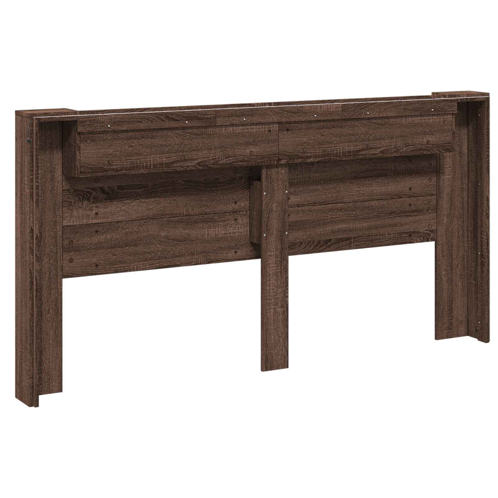 Tête de lit Chêne brun 200 x 16,5 x 103,5 cm Bois d'ingénierie - XIOS