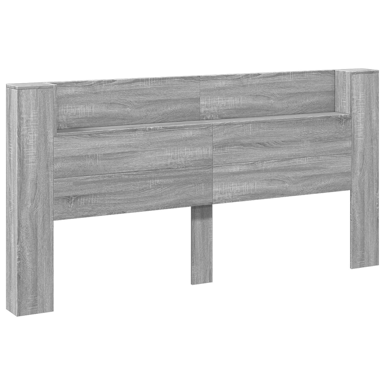 Tête de lit Gris Sonoma 200 x 16,5 x 103,5 cm Bois d'ingénierie - XIOS
