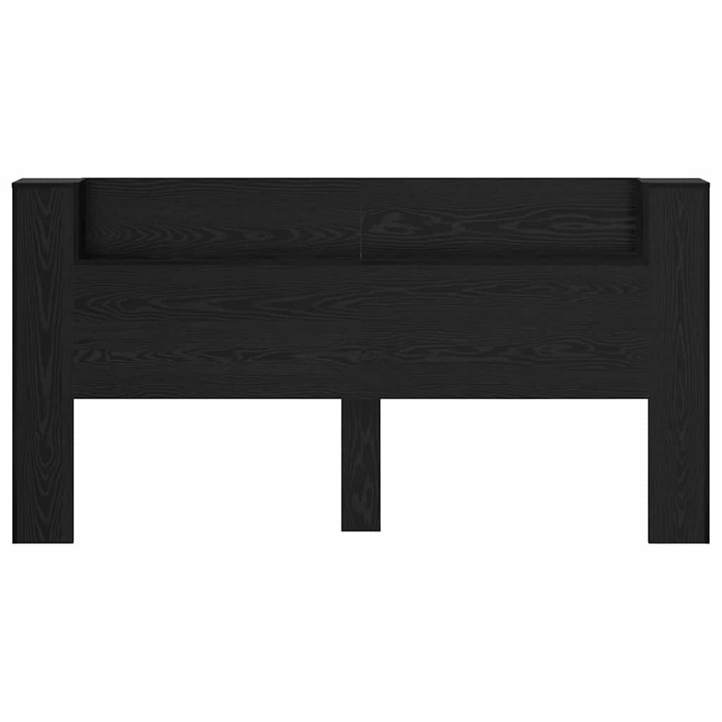 Cabinet de Tête de Lit Chêne noir 120 x 15 x 103.5 cm - XIOS