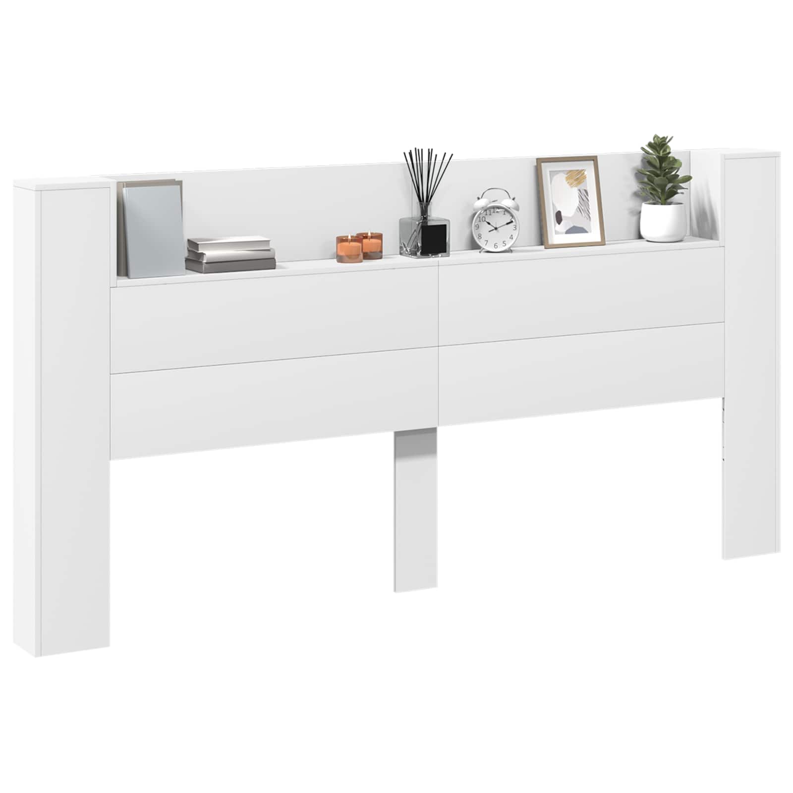 Tête de lit Blanc 200 x 16,5 x 103,5 cm Bois d'ingénierie - XIOS