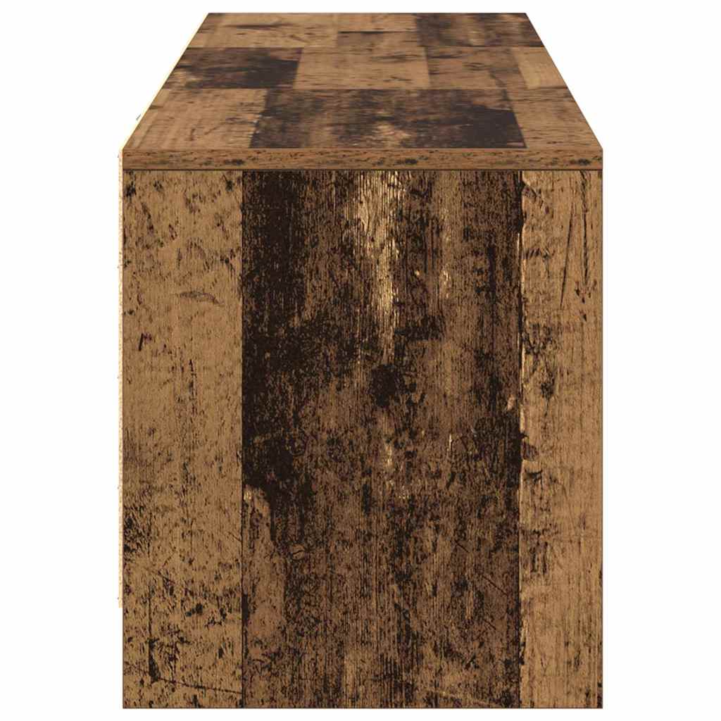 Armoire TV avec LEDs avec tiroir Bois Ancien 140 x 34 x 40 cm - XIOS