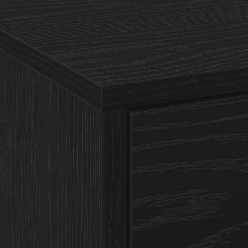 Armoire TV avec LEDs avec tiroir Chêne noir 140 x 34 x 40 cm - XIOS
