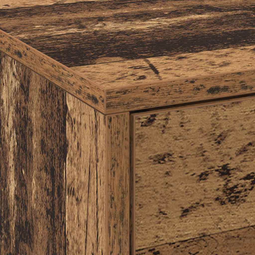 Armoire TV avec LEDs avec tiroir Bois Ancien 162 x 34 x 40 cm - XIOS