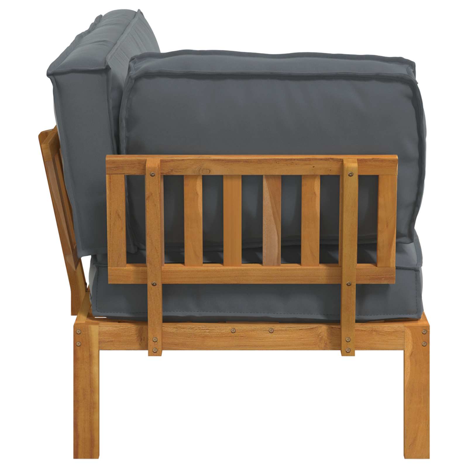 Ensemble de Canapés avec coussin Anthracite 133 x 92 x 69 cm