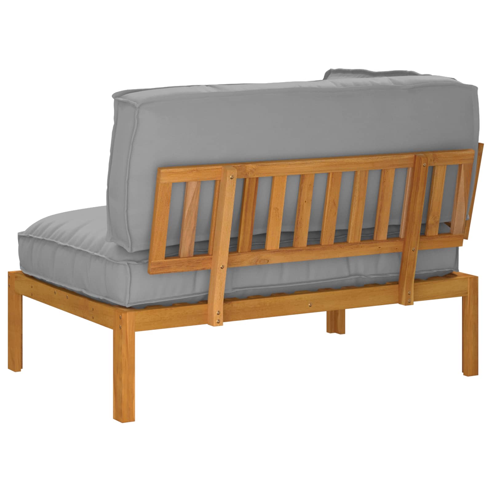 Ensemble de Canapés Gris 133 x 92 x 69 cm Bois d'Acacia Massif