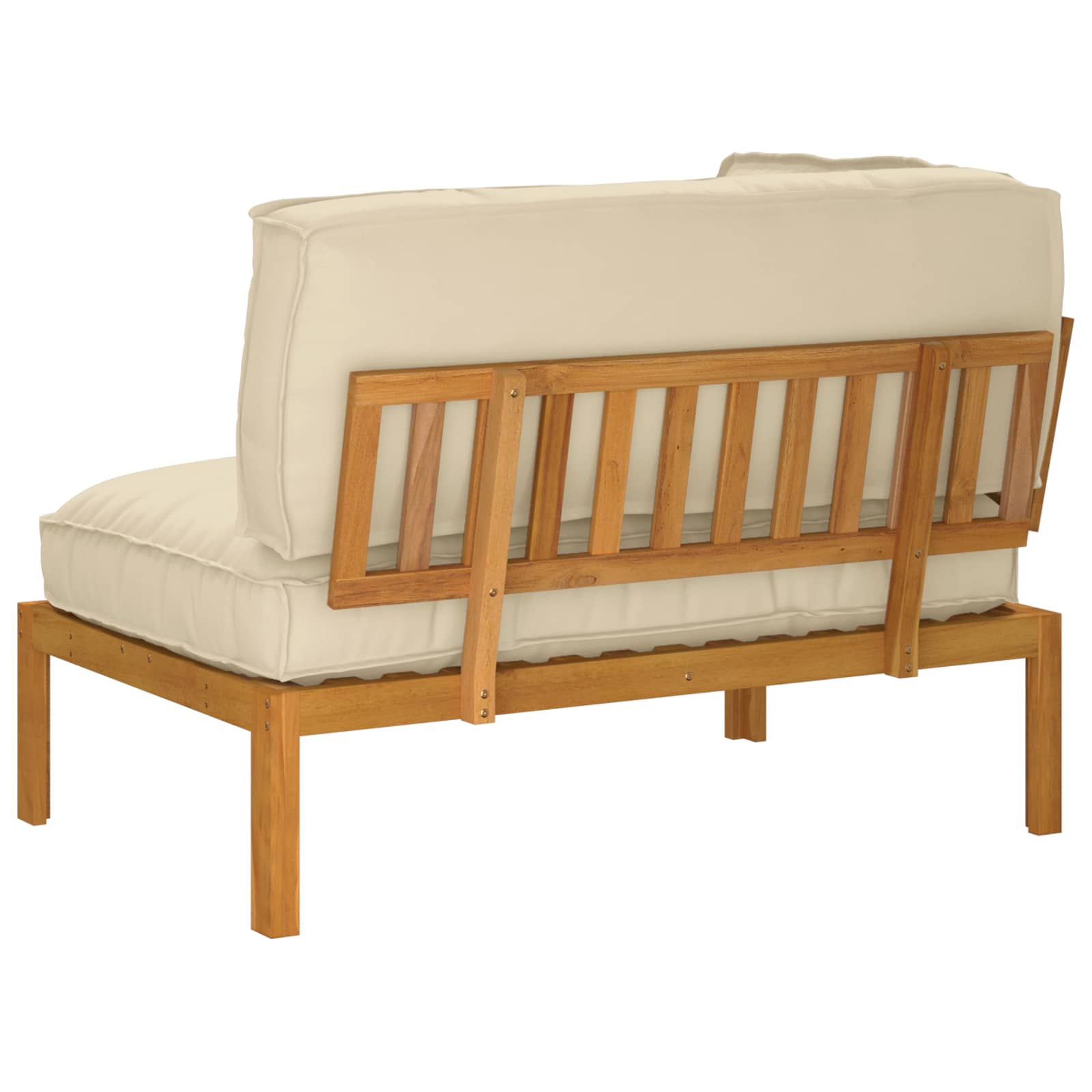 Ensemble de Canapés Beige 133 x 92 x 69 cm Bois d'Acacia Massif