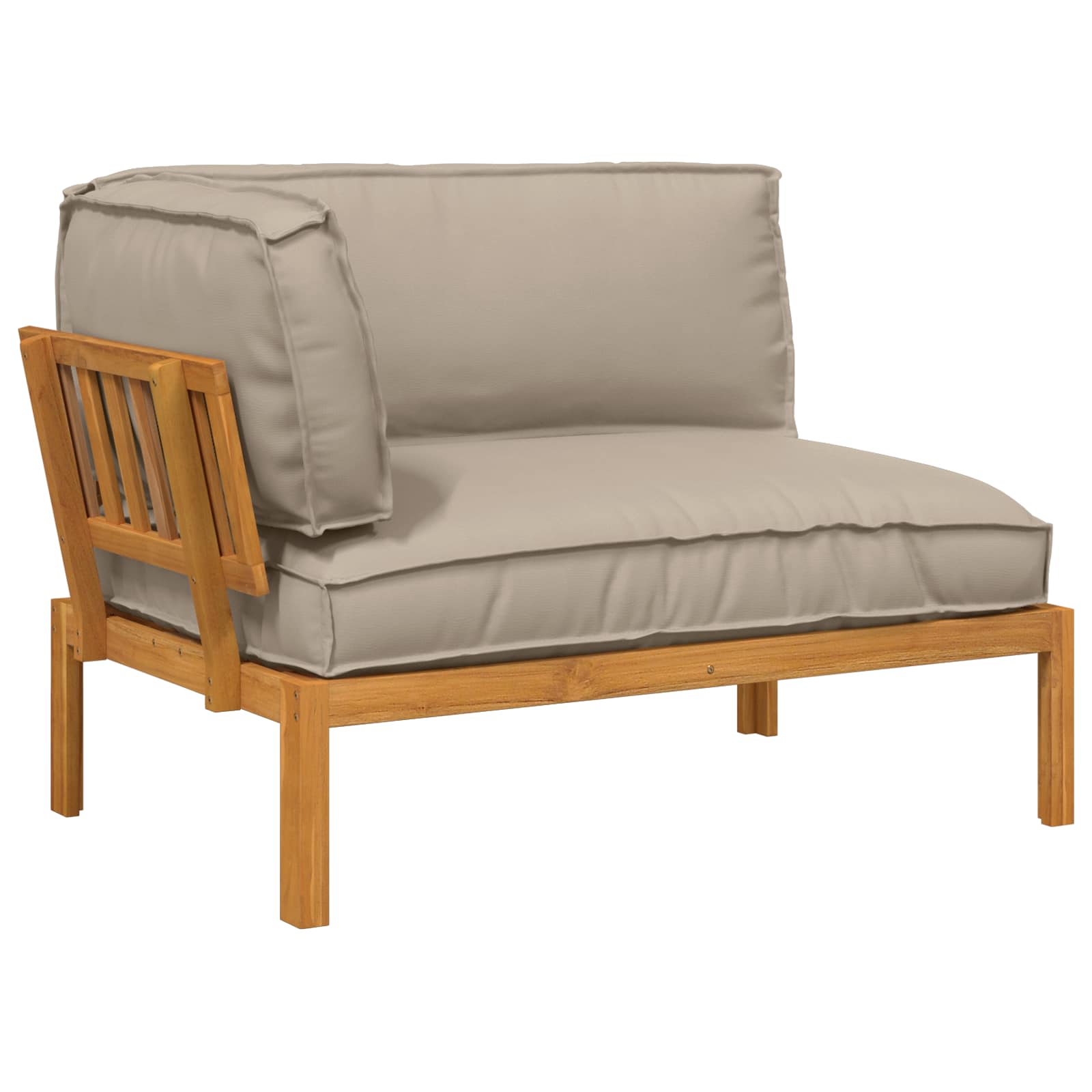 Ensemble de Canapés Taupe 133 x 92 x 69 cm Bois d'Acacia Massif - XIOS