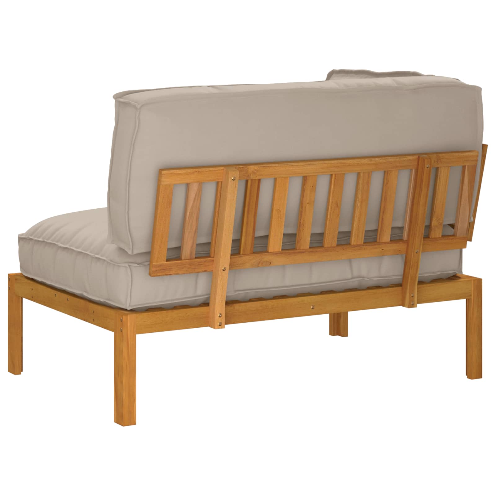 Ensemble de Canapés Taupe 133 x 92 x 69 cm Bois d'Acacia Massif - XIOS