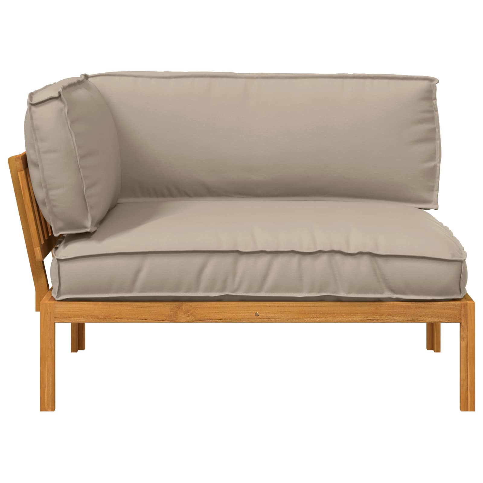 Ensemble de Canapés Taupe 133 x 92 x 69 cm Bois d'Acacia Massif - XIOS