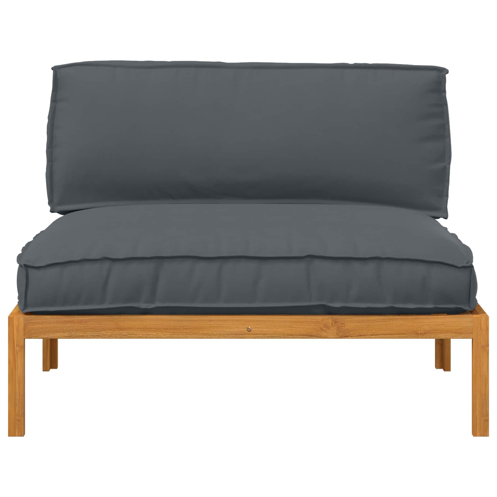 Ensemble de Canapés avec coussin Anthracite 120 x 92 x 69 cm