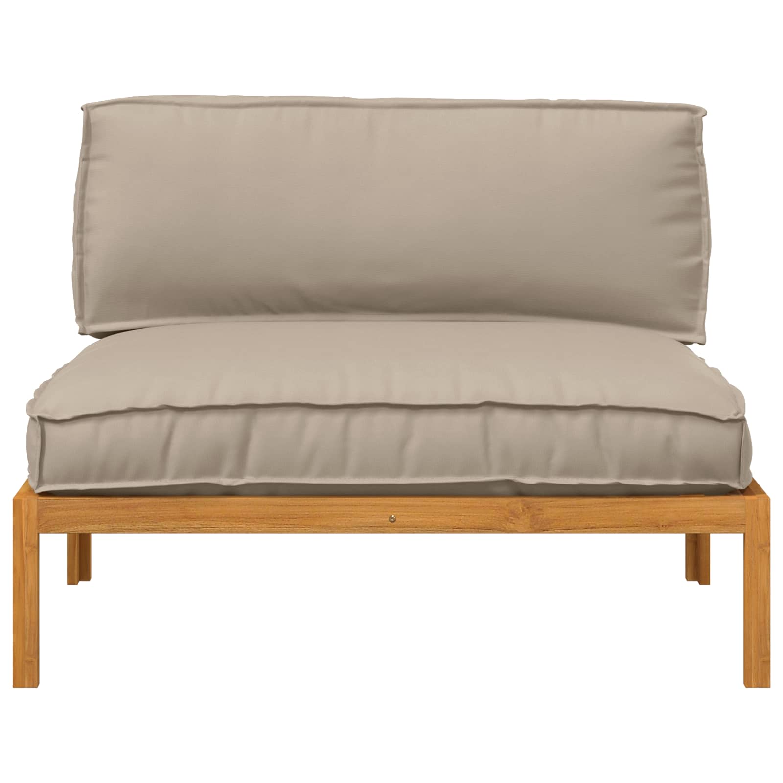 Ensemble de Canapés Taupe 120 x 92 x 69 cm Bois d'Acacia Massif - XIOS