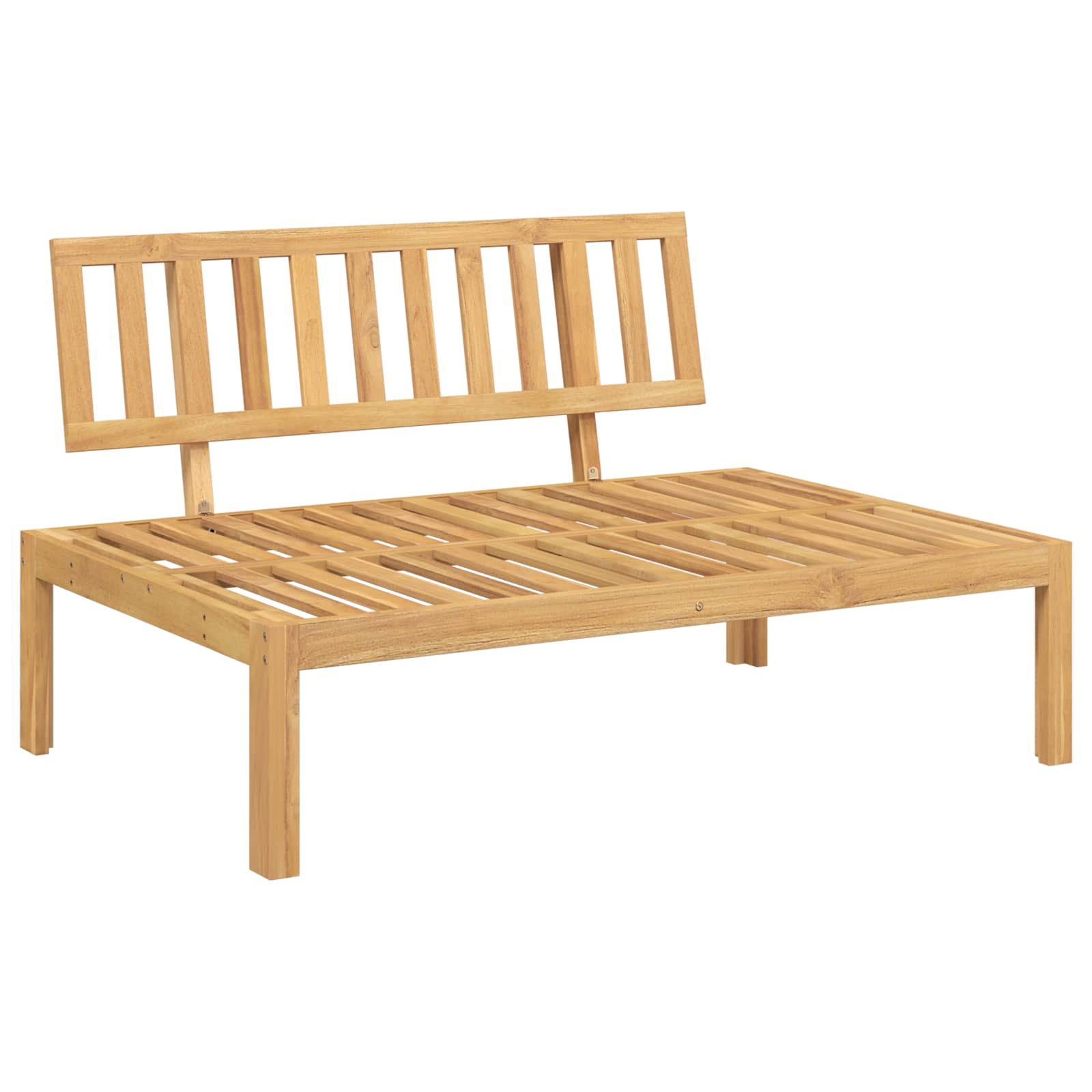 Ensemble de Canapés Gris 120 x 92 x 69 cm Bois d'Acacia Massif