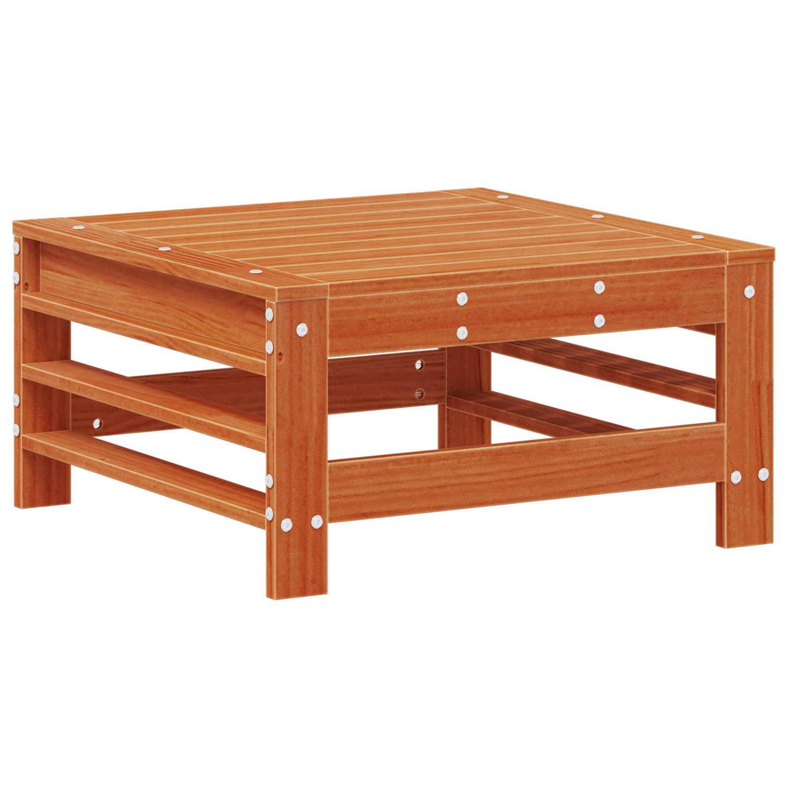 Ensemble de salon de jardin 5 pcs Brun cire Bois de pin massif - XIOS
