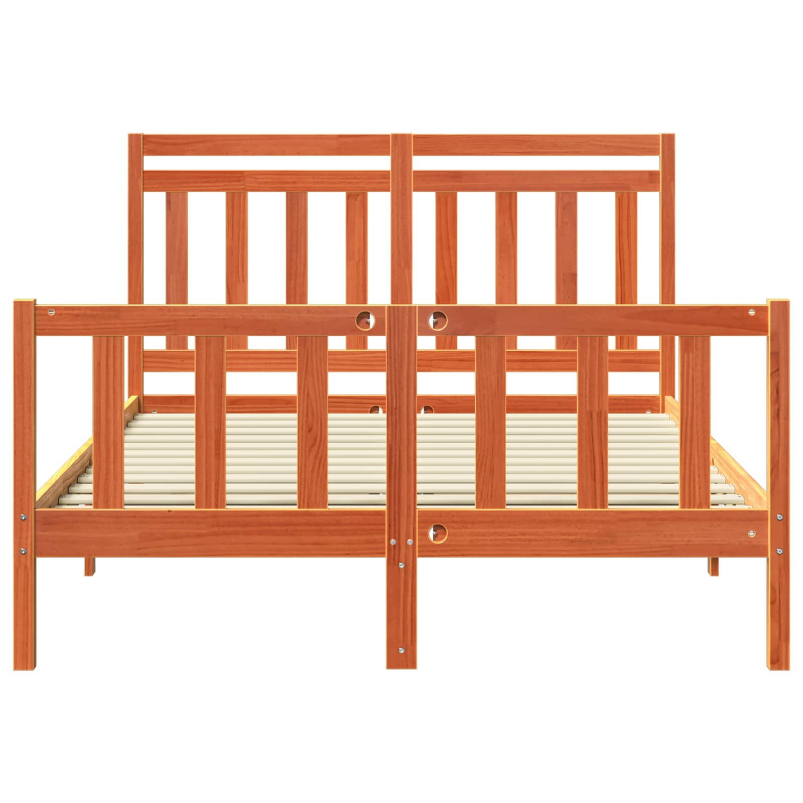 Cadre de lit Cire marron 205,5 x 155,5 x 100 cm - XIOS