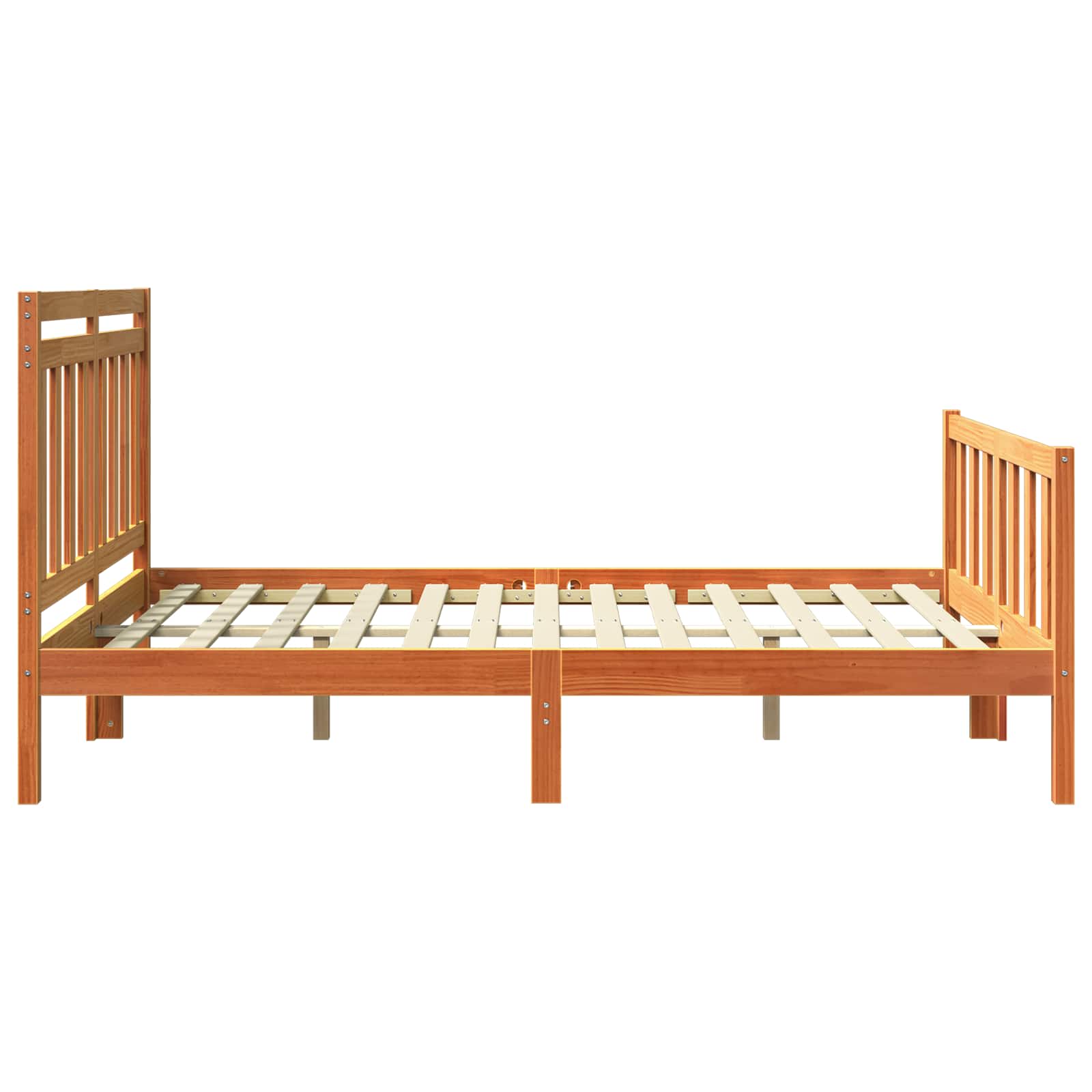 Cadre de lit Cire marron 205,5 x 155,5 x 100 cm - XIOS
