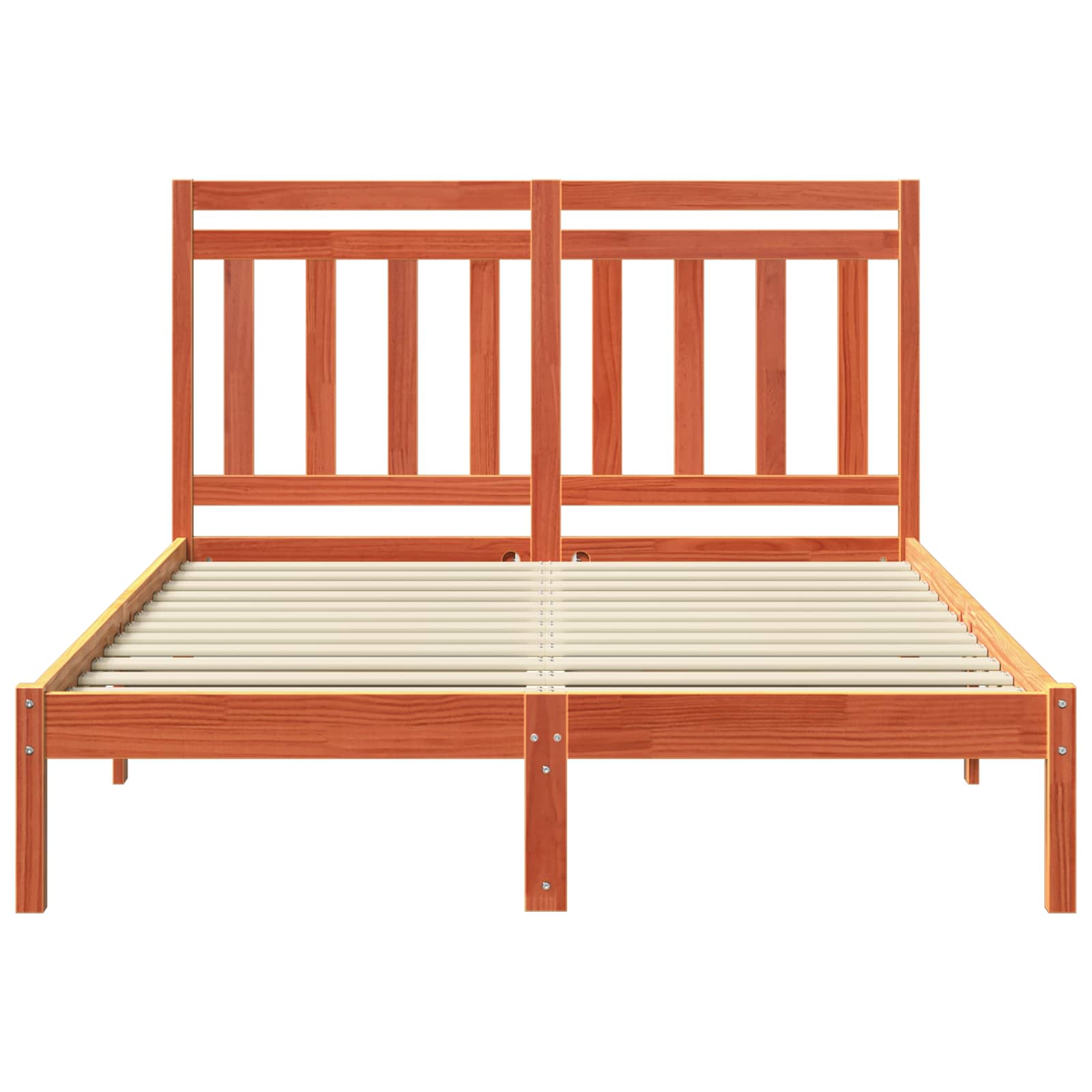 Cadre de lit Cire marron 205,5 x 155,5 x 100 cm - XIOS