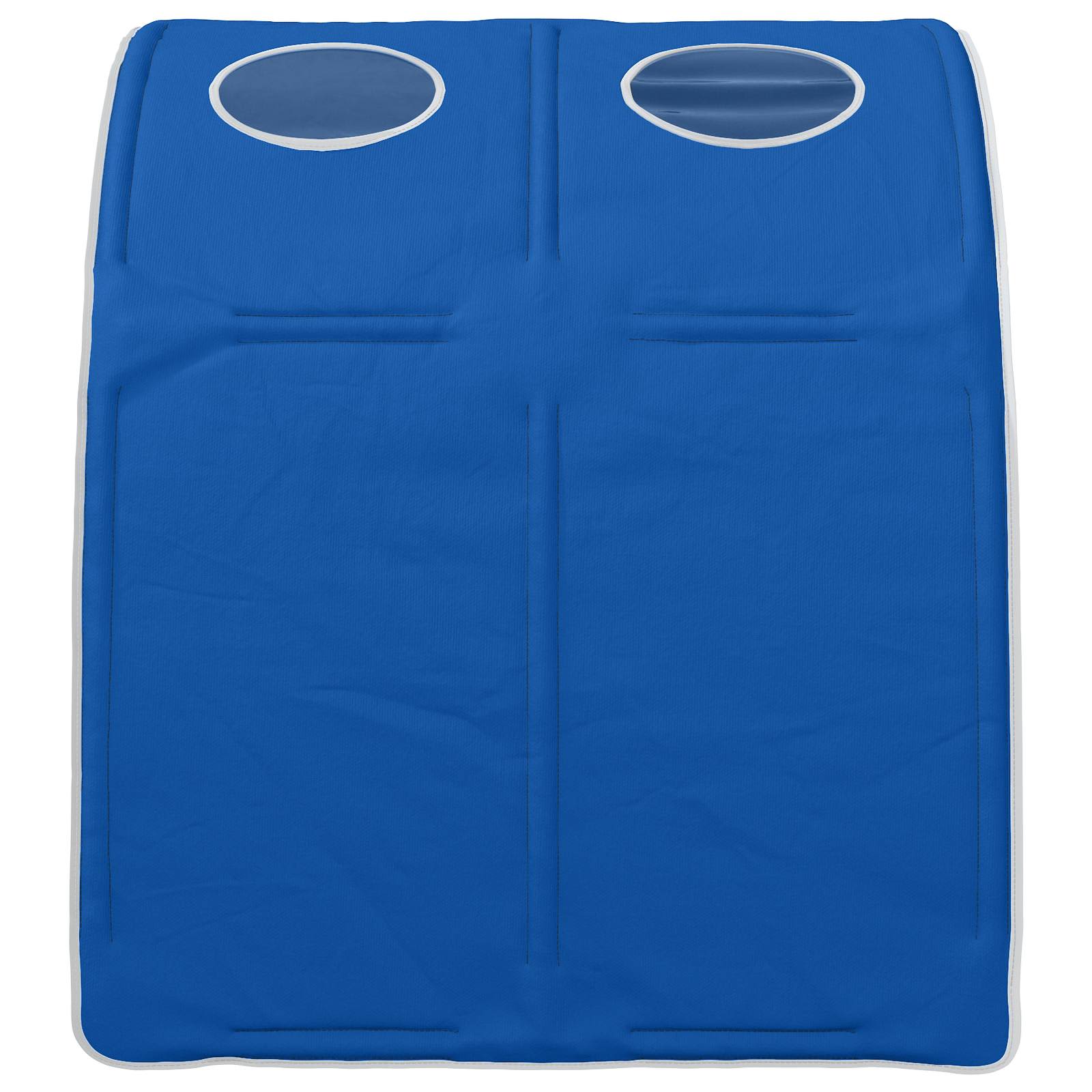 Tunnel de lit 2 pcs Bleu 211 x 67,5 x 2 cm Polyester - XIOS