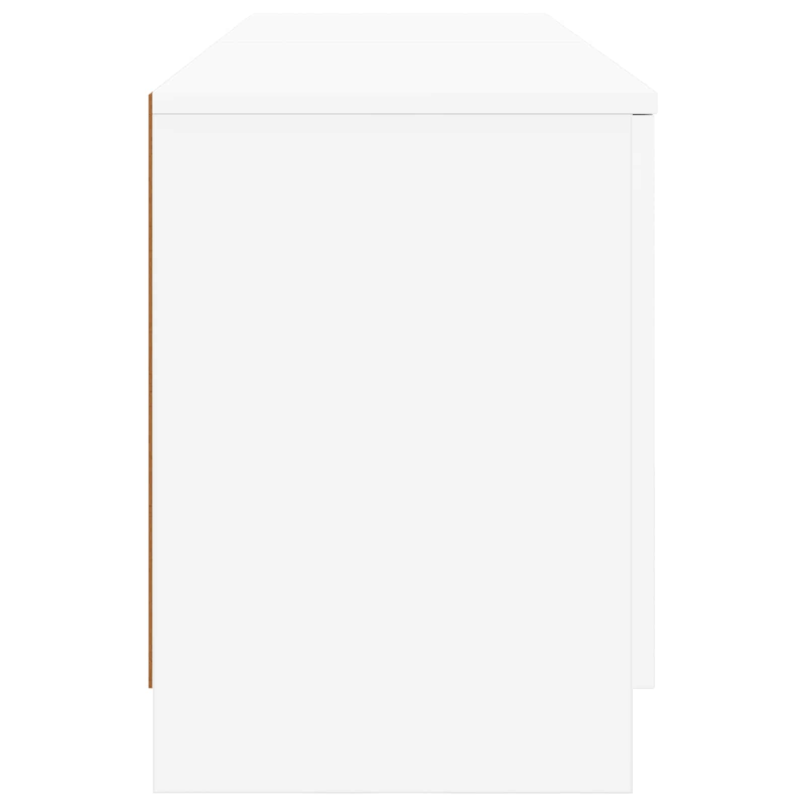 Armoire de lit 2 pcs Blanc 66 x 35 x 48 cm Bois d’ingénierie - XIOS
