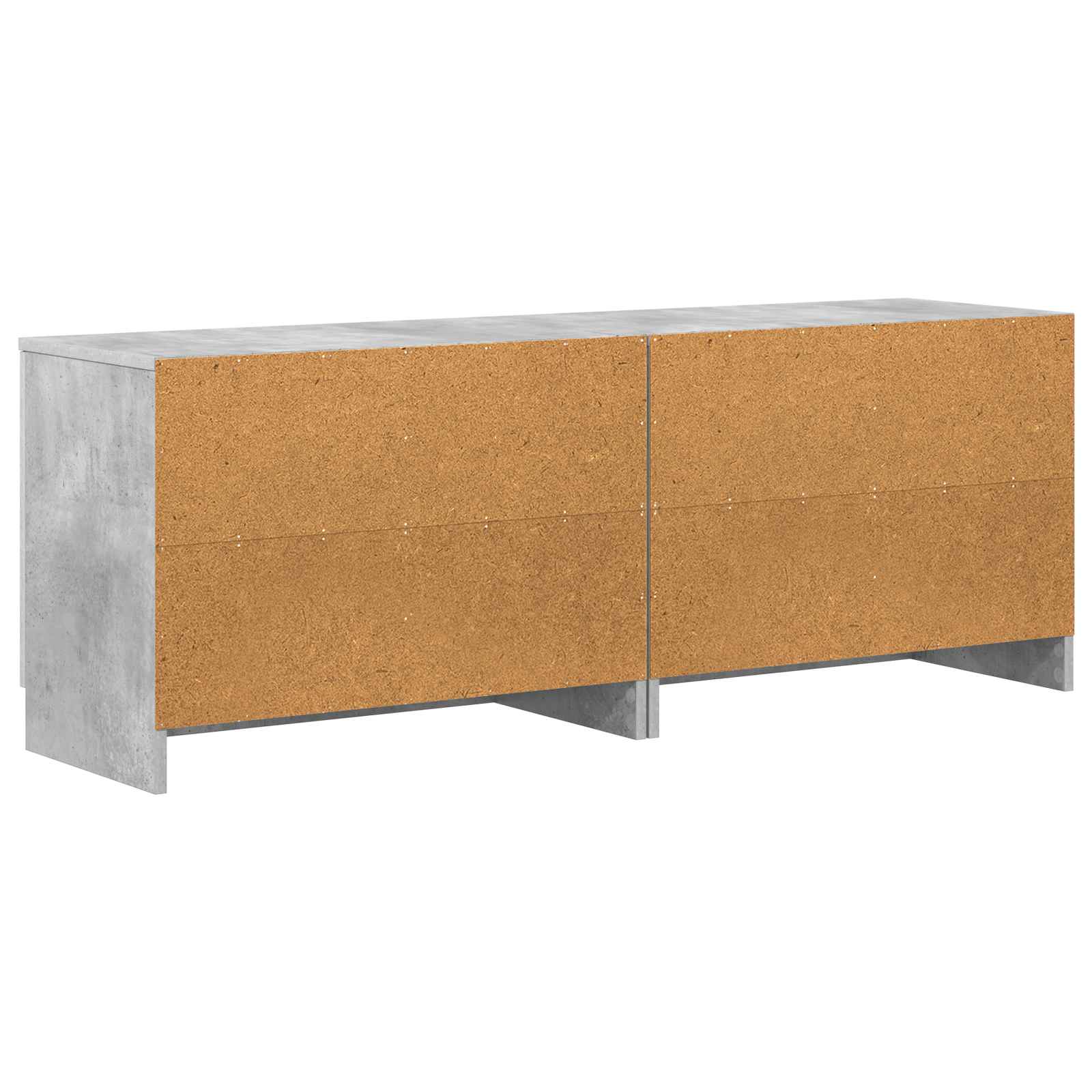 Armoire de lit avec stockage 2 pcs Gris béton 66 x 35 x 48 cm - XIOS
