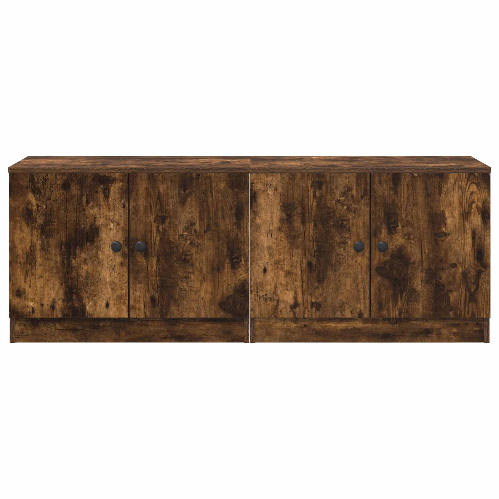 Armoire de lit avec stockage 2 pcs Chêne Fumé 66 x 35 x 48 cm - XIOS