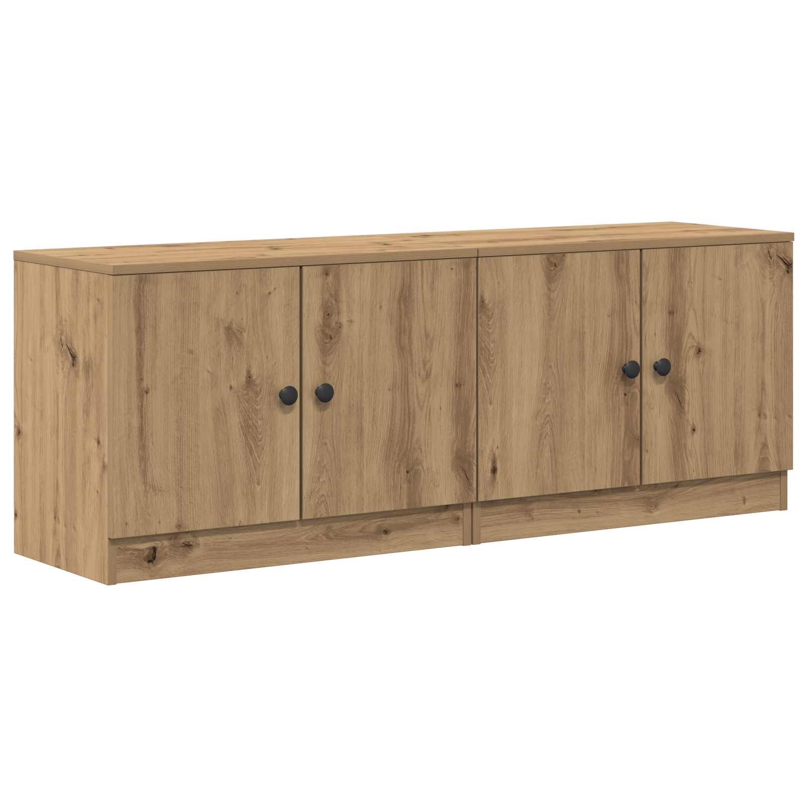 Armoire de lit avec porte 2 pcs Chêne artisanal 66 x 35 x 48 cm - XIOS