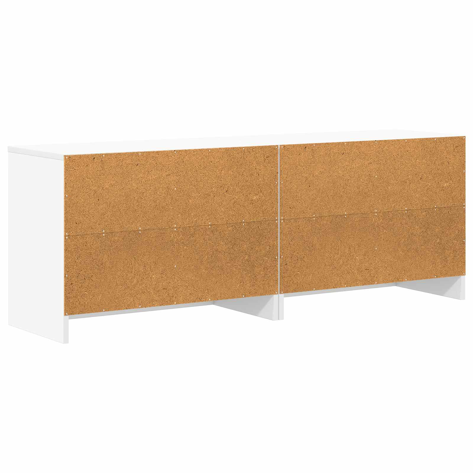 Armoire de lit 2 pcs Blanc 66 x 33 x 48 cm Bois d'ingénierie - XIOS